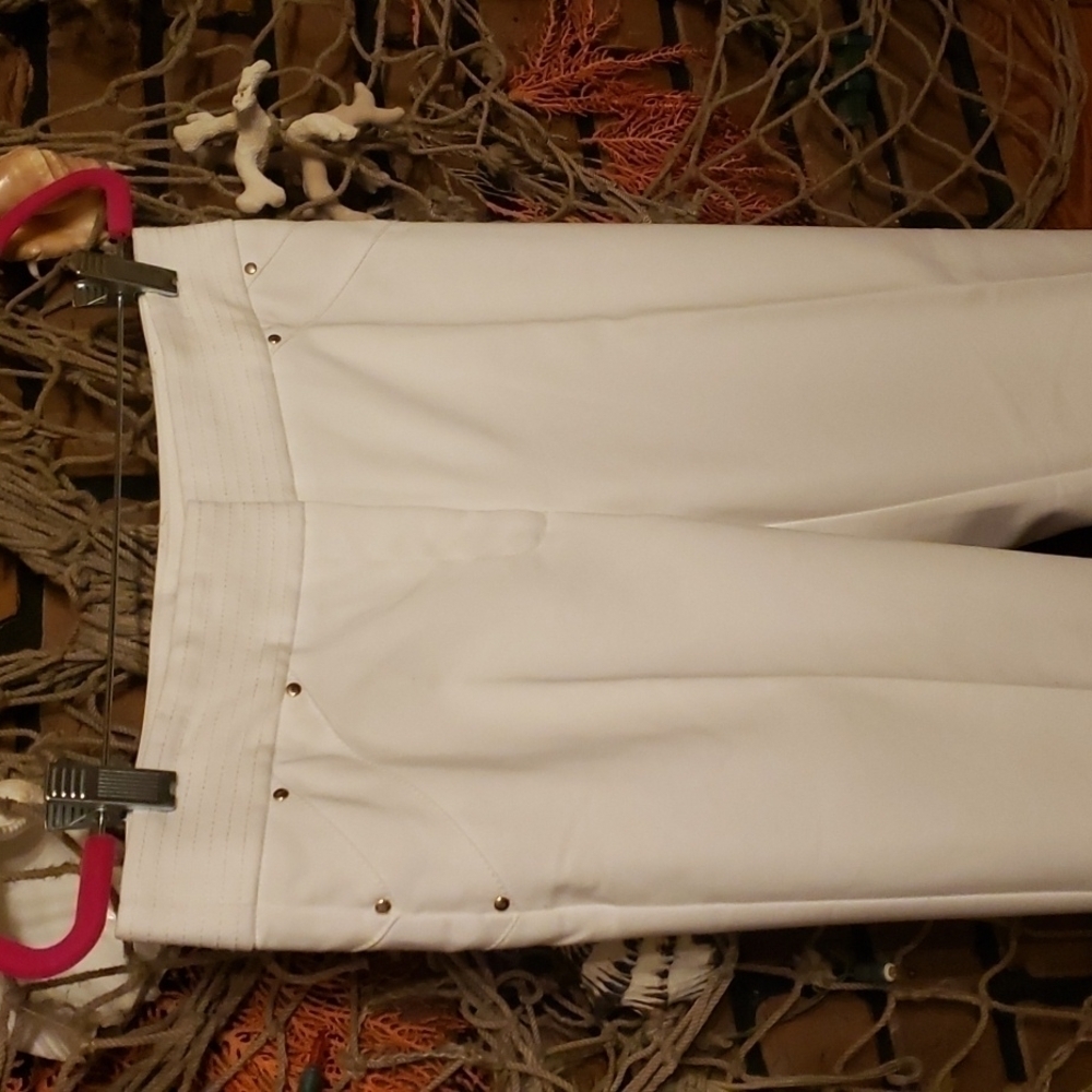 Cache White Pants Size 6 - image 2